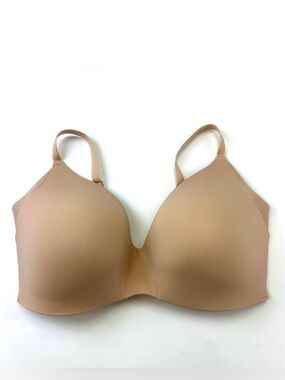 Knix Wingwoman wireless beige smooth contour bra Size 8 fits 40D 40DD 40E
